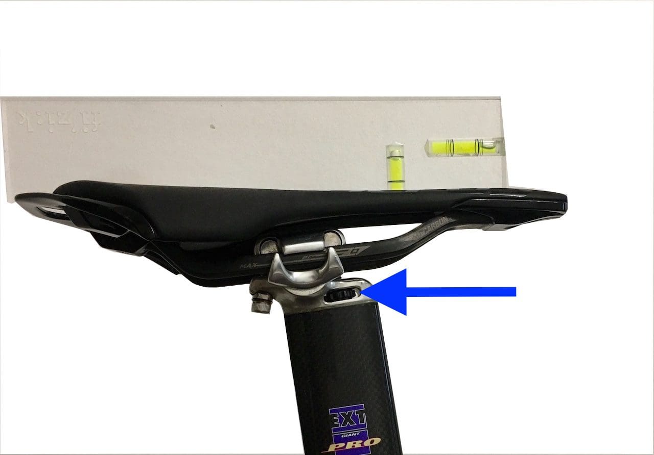 Réglage assiette de la selle