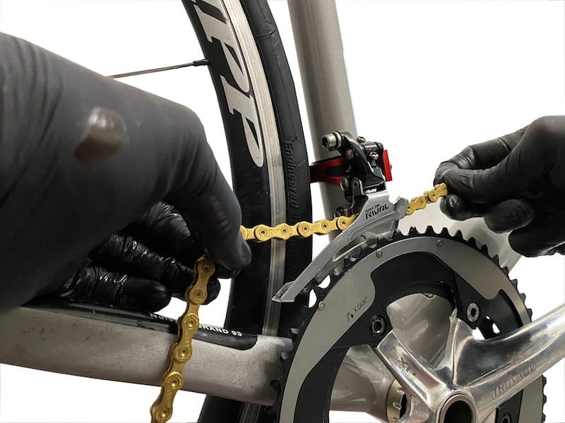 Mounting a Taya chain on a Sram indexing