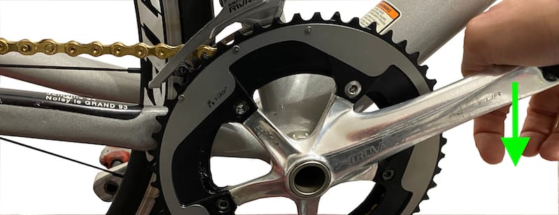 Mounting a Taya chain on a Sram indexing