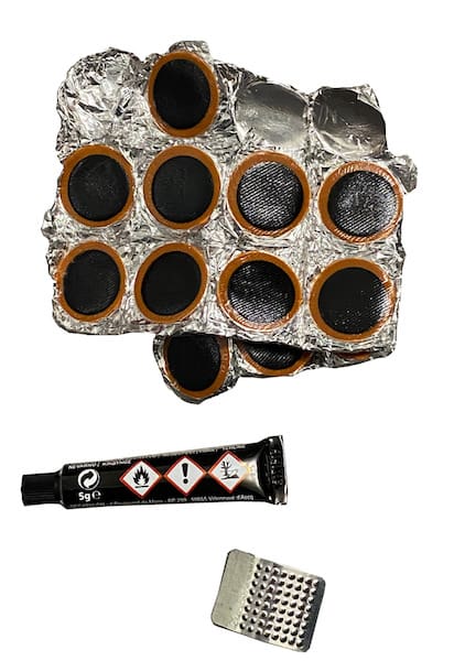 Repair a tubeless tire...