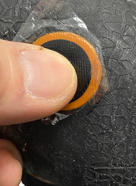 Repair a tubeless tire...