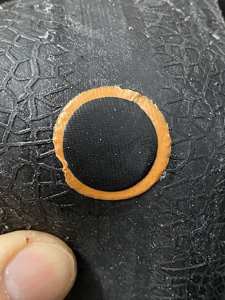 Repair a tubeless tire...