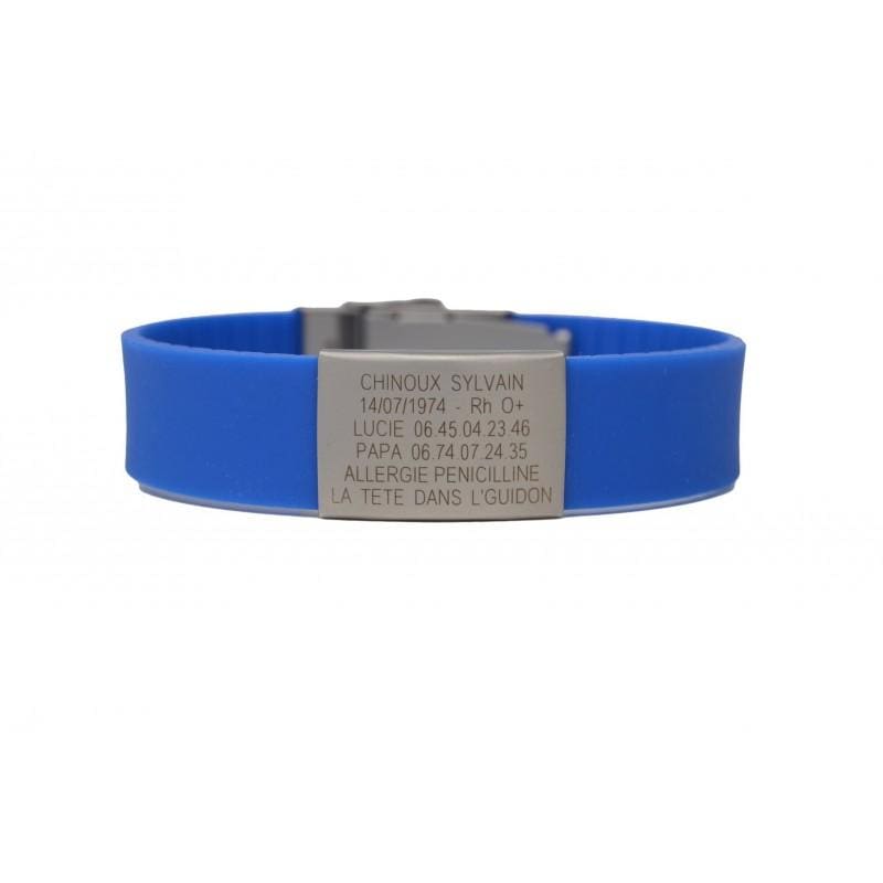 Bracelets Data Vitae identification et informations pour les secours