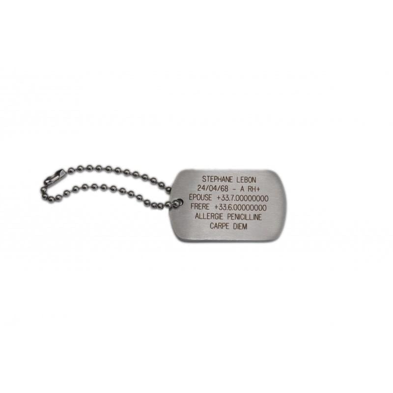 Bracelets Data Vitae identification et informations pour les secours