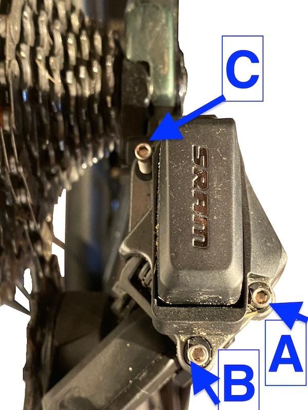 Réglage des dérailleurs Sram AXS