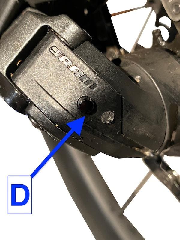 Réglage des dérailleurs Sram AXS