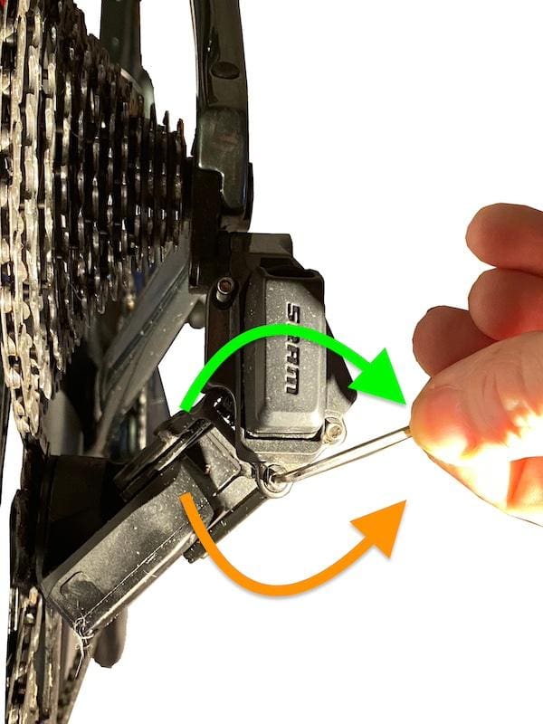 Réglage des dérailleurs Sram AXS