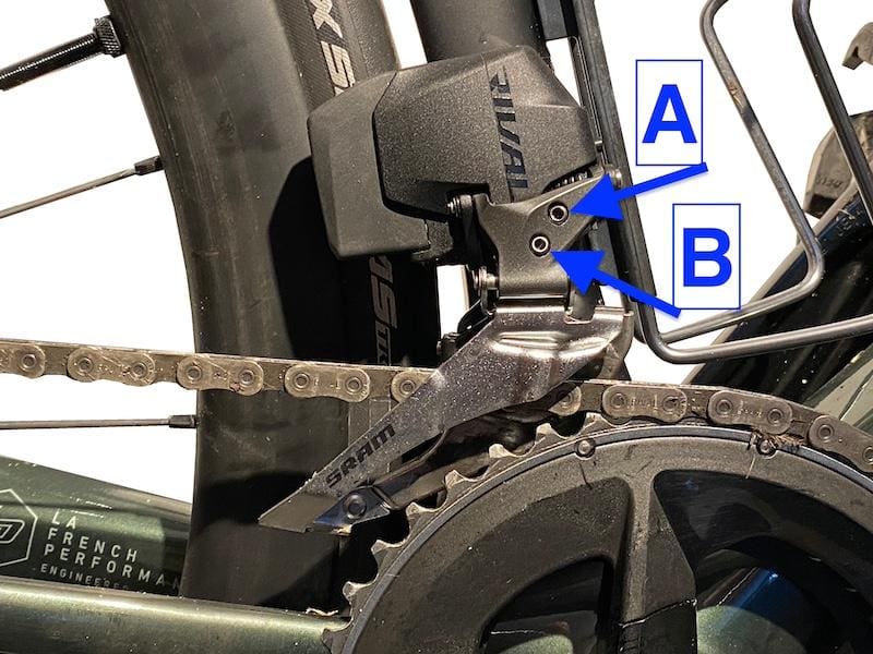 Réglage des dérailleurs Sram AXS