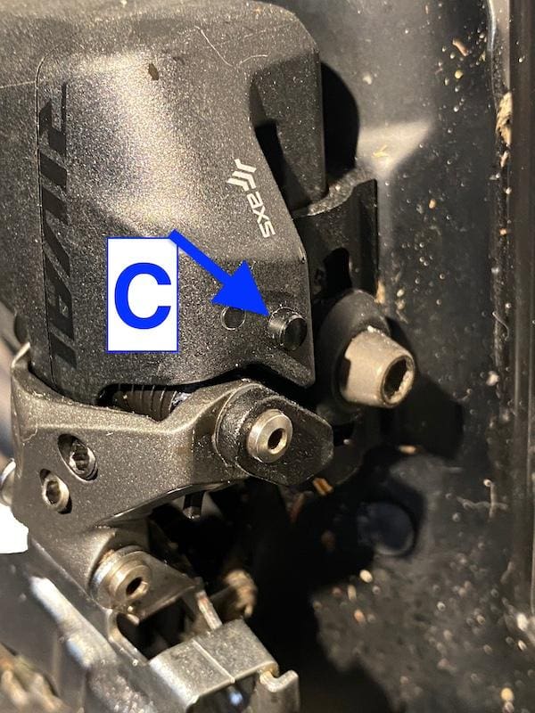 Réglage des dérailleurs Sram AXS