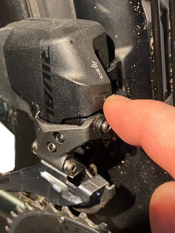 Réglage des dérailleurs Sram AXS