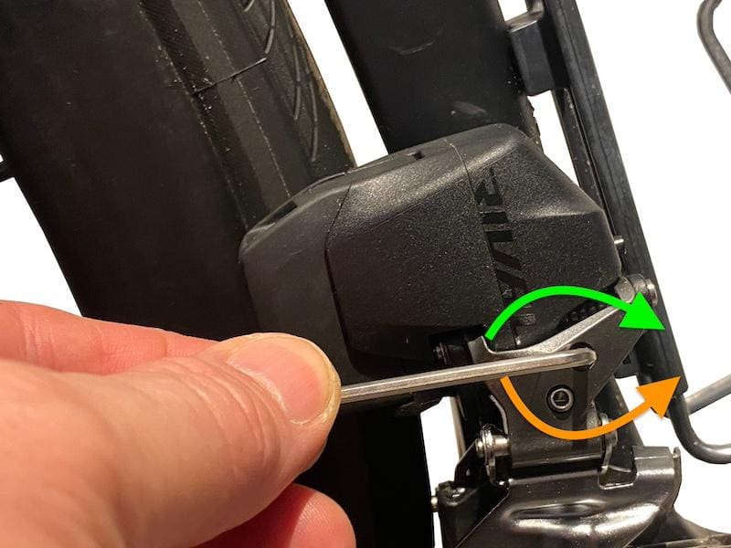 Réglage des dérailleurs Sram AXS