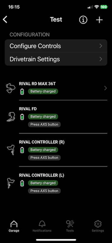 Réglage indexation Sram AXS