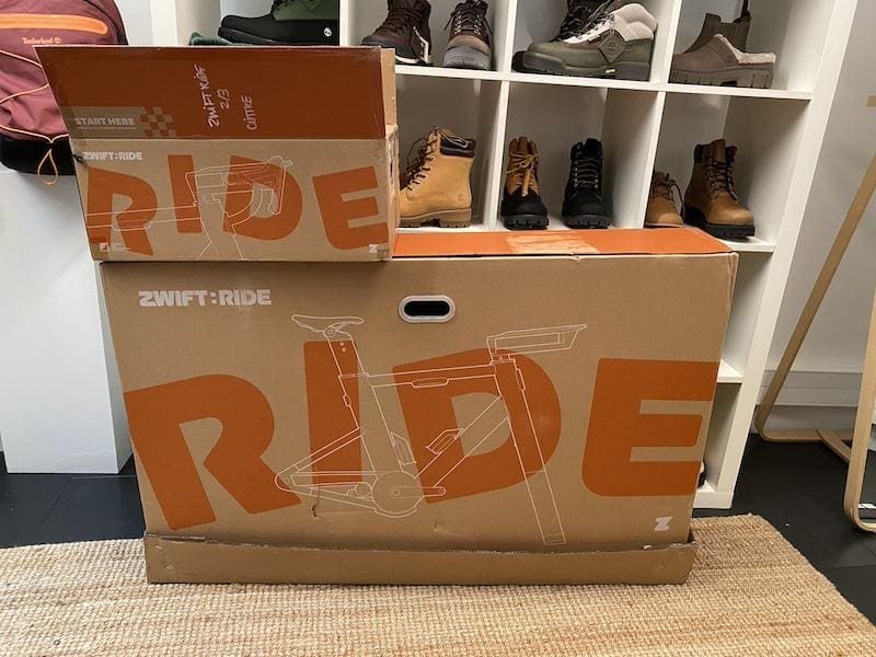 smartbike Zwift Ride avec smart-trainer Wahoo Kickr Cog