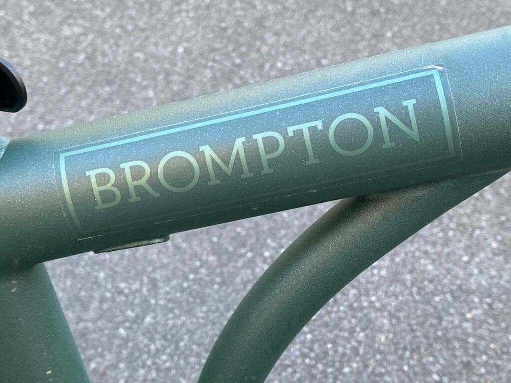 Test vélo pliant Brompton G-Line