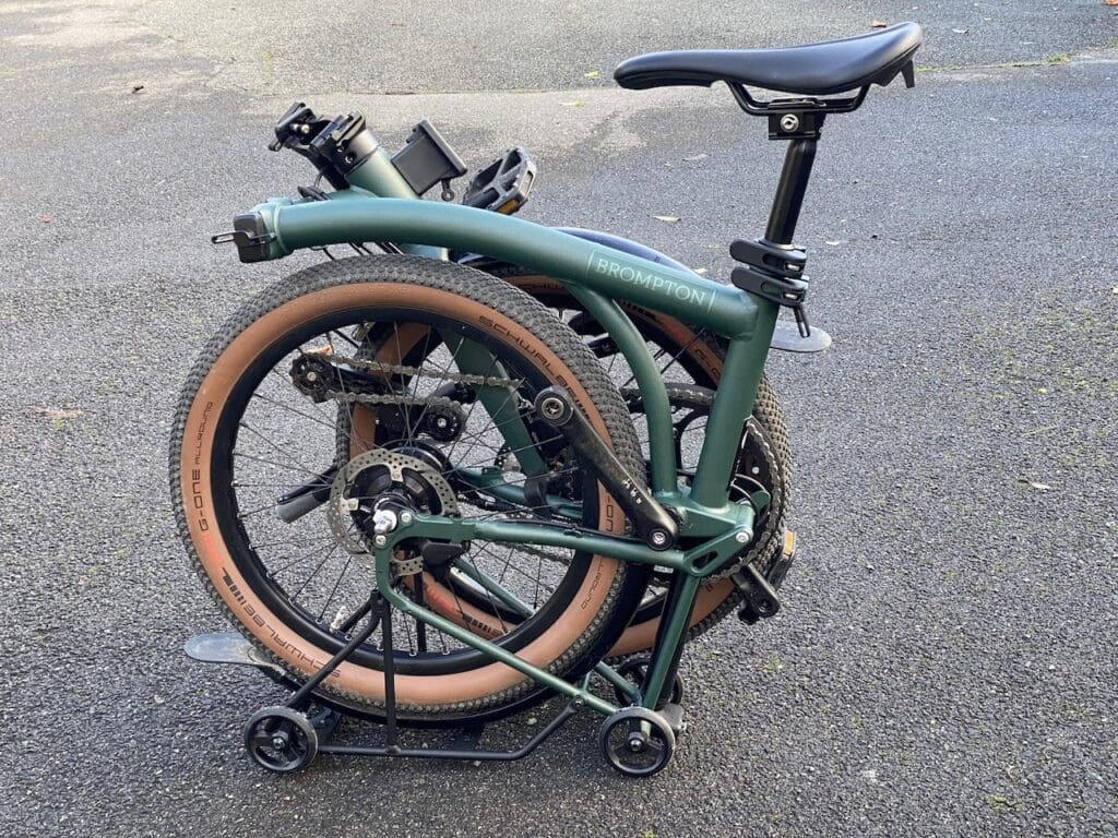 Test vélo pliant Brompton G-Line