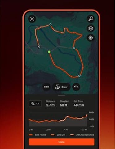 Capture d'écran Strava