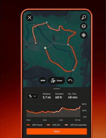 Capture d'écran Strava