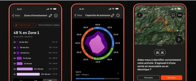 Capture d'écran Strava