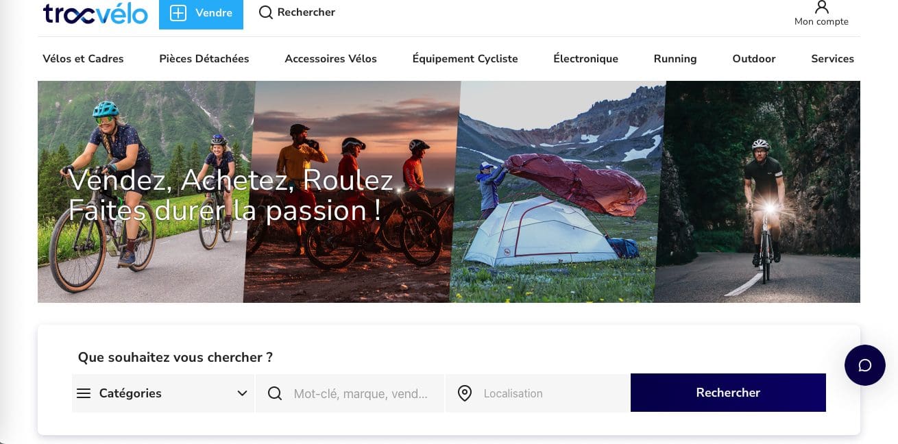 Application Troc Vélo