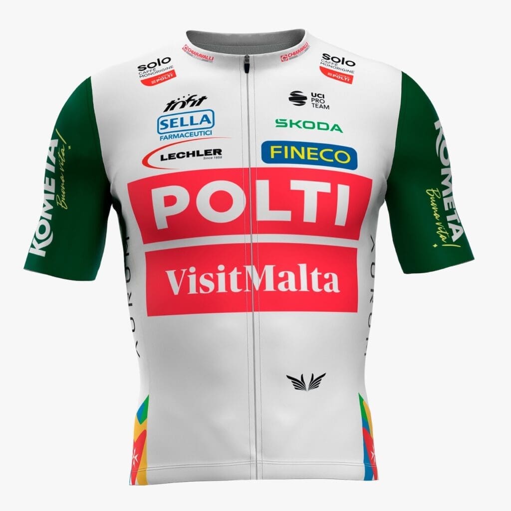 Kit 2026 de l'&eacute;quipe Polti-Visit Malta