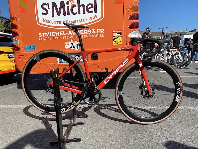 2023 Tour de France Femmes avec Zwift les vélos des concurrentes
