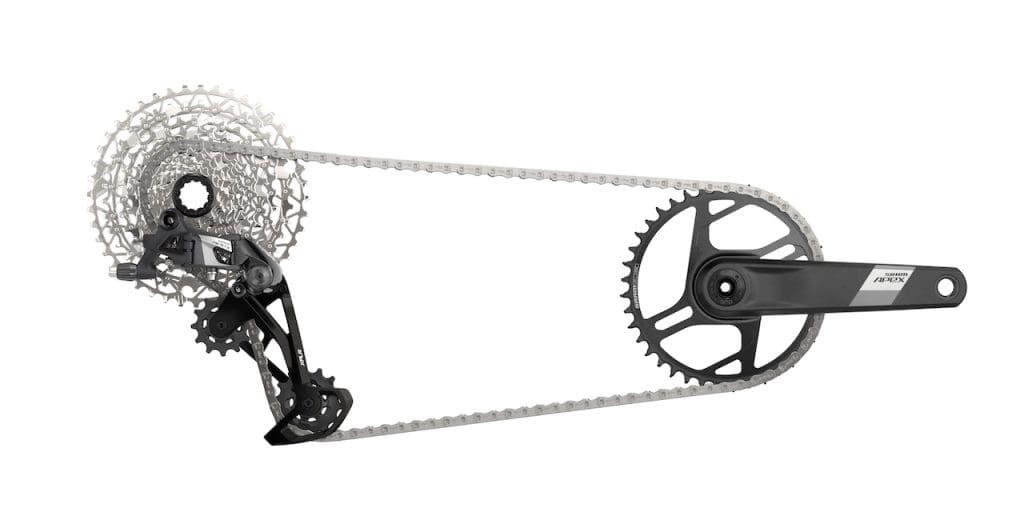 2023 groupe Sram Apex XPLR m&eacute;canique et Sram Apex XPLR AXS