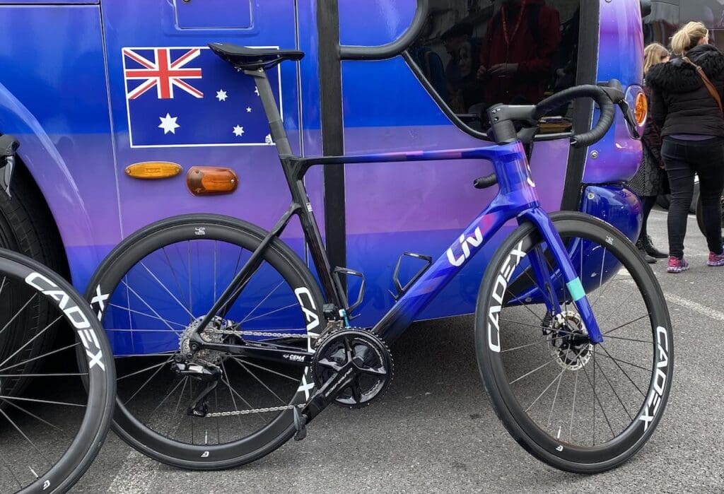 2023 Tour de France Femmes avec Zwift les vélos des concurrentes