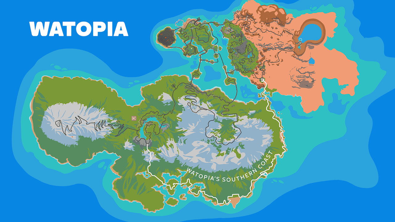 2023 Zwift nouvelles routes sur l'île de Watopia
