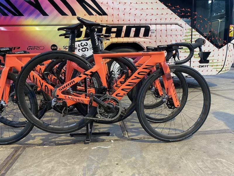 Vélos Canyon 2024 de l'équipe Canyon//Sram