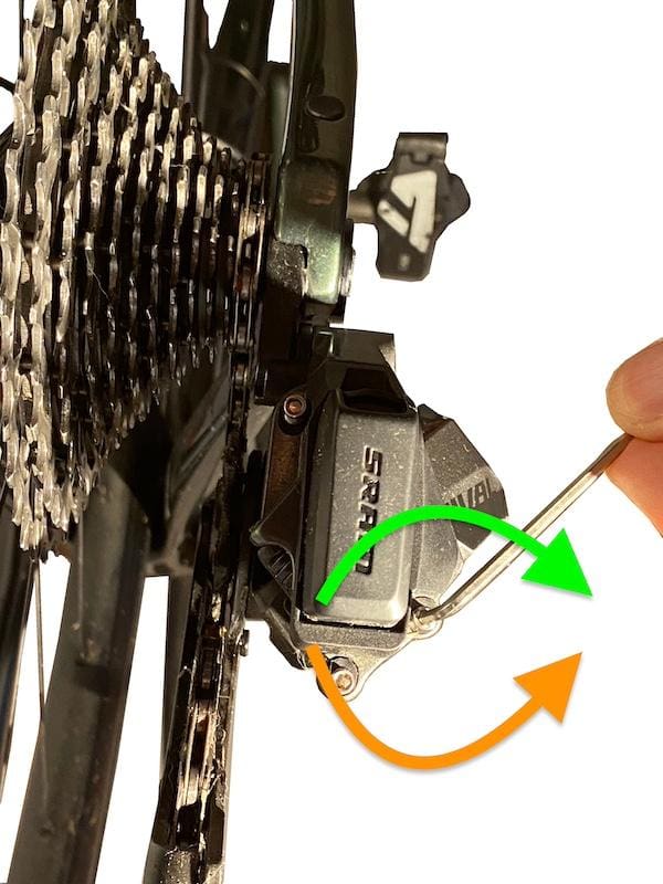 Réglage des dérailleurs Sram AXS