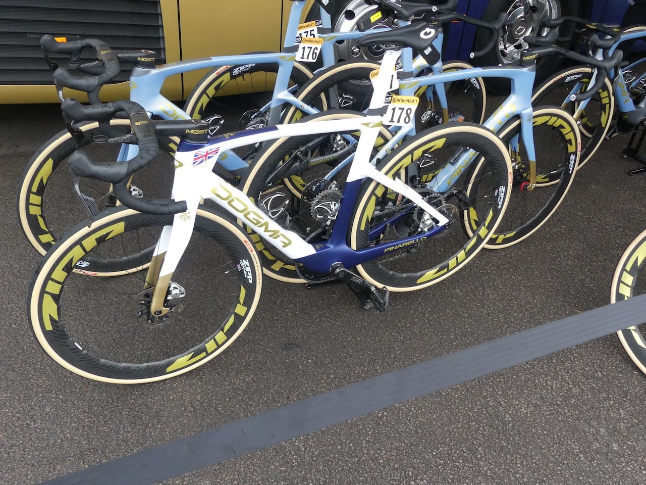 Le matériel de Pinarello-Q36.5 Cycling Team sur le Tour de France 2026